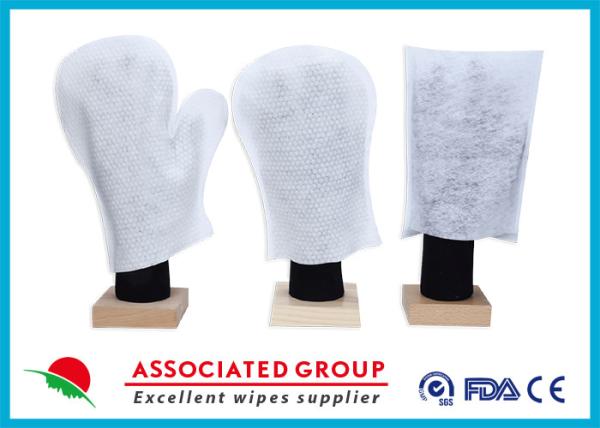 Rinse Free Microwaveable Adult Bed Bath Durable Skin Cleansing Wet Wash Gloves