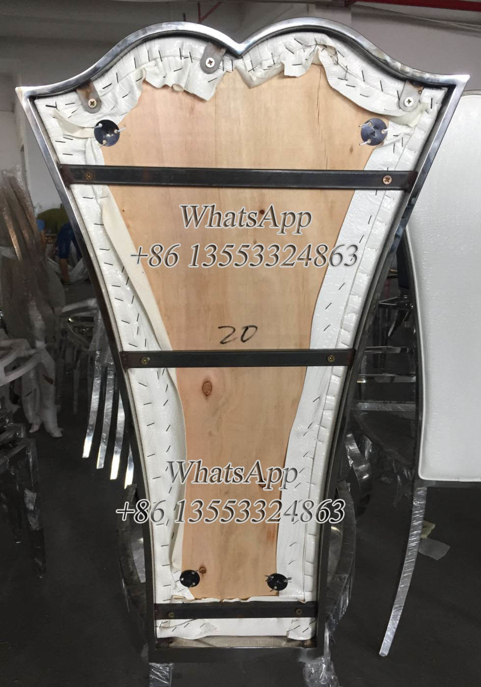 Leather Stainless Steel Dining Chair For Sale in Chiness Manufacturer (YS-1-1)