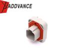 Electrical Deutsch IPD Female Waterproof Grey Automotive 6 Pin Header Connector