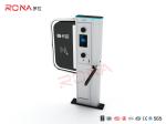 Waist Height Drop Arm Turnstile AC240V Stainless Steel For Supermarket Entrance