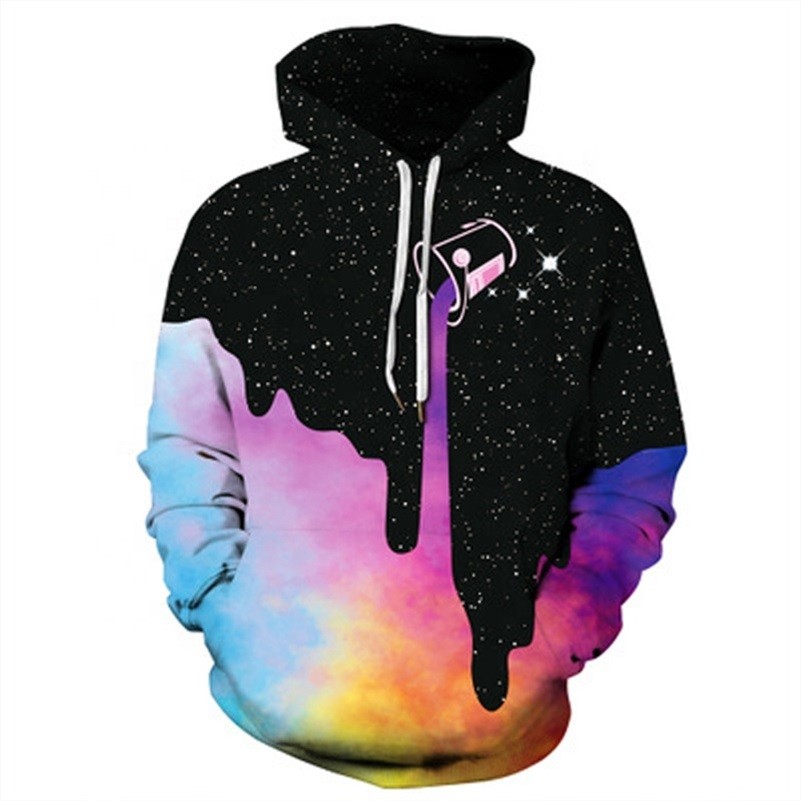 Men's Digital Print Sweatshirts Tye Dye Luxury Print Hoodies apparel Hoodie