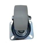 4'' White Color PA Roller Bearing Nylon Swivel Caster Wheels