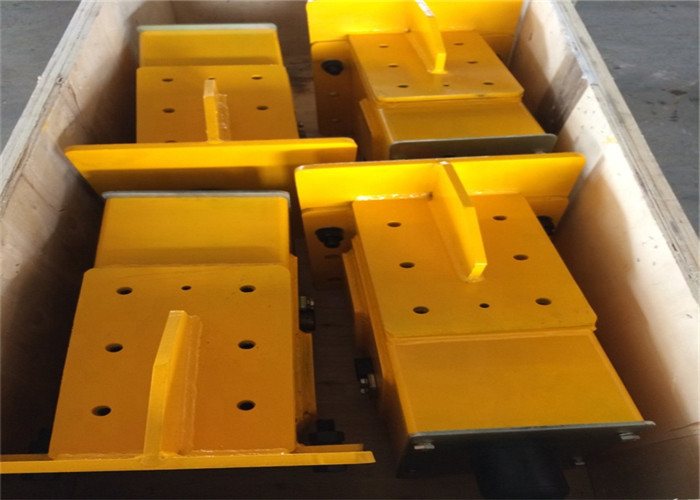 HSB200mm Wheel Block Crane Spare Parts With S45C Wheel Material