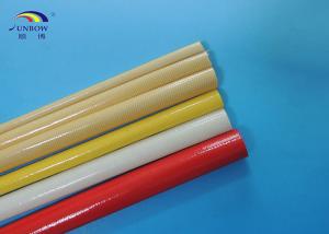 Wholesale polyurethane fiberglass sleeve treated in high temperature and oil proof &amp; water proof from china suppliers