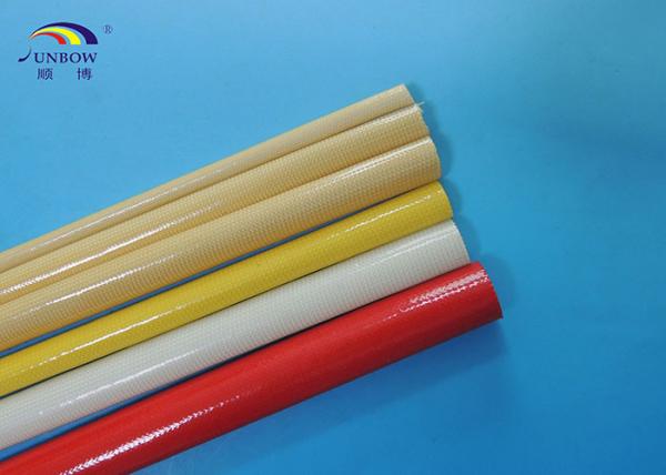polyurethane fiberglass sleeve treated in high temperature and oil proof & water