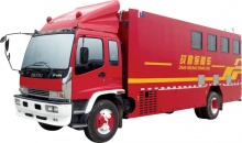 ISUZU Food Truck for Fireman Logistics Catering Support