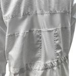 98% Polyester+2% Carbon Fiber 5mm Grid ESD Antistatic Safety Coat Breathable