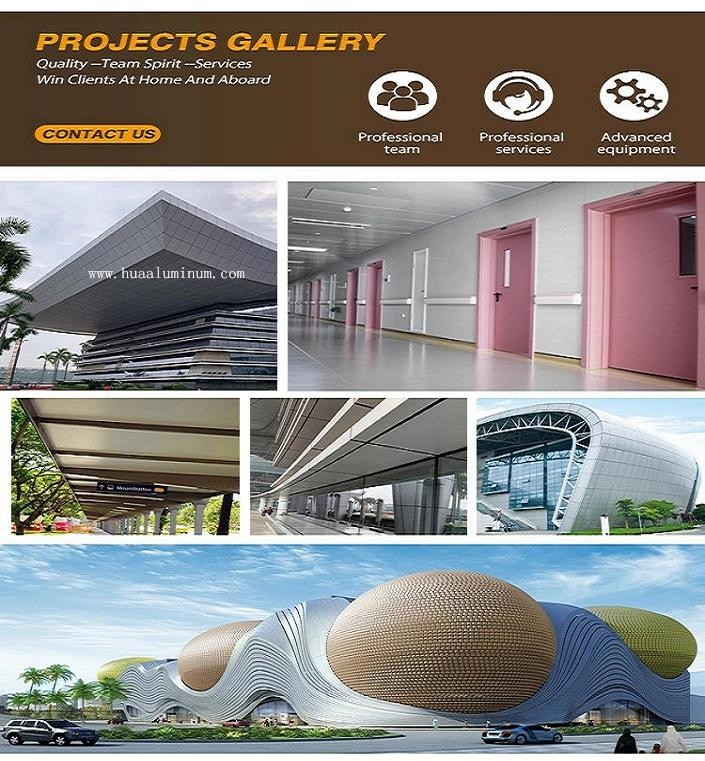 Brushed Heat Insulation Honeycomb Aluminium Panel Sandwich Structure