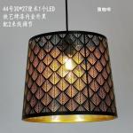 Southeast Asian Retro Vintage Hand Carved Pendant Lights for Living Room