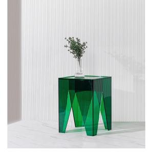 Wholesale OEM ODM Square Acrylic Side Table Lucite End Table For Living Room Bedroom from china suppliers