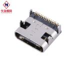 ROHS approved 30V Max 16 Pin Usb Type C Female Connector