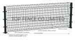 3D wire mesh fence panels