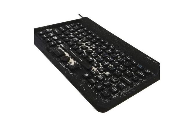 Vehicle Mount Marine Keyboard Sand Proof Built - In Three Mouse Keys Rubber