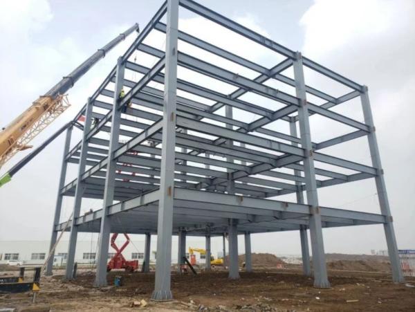 Modern Insulated Prefabricated Commercial Steel Buildings Metal Office Shopping