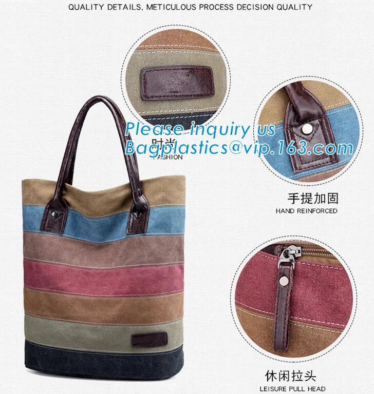 customized professional wholesale tote bag cotton canvas bags,Colorful pattern heat transfer printing custom canvas bag