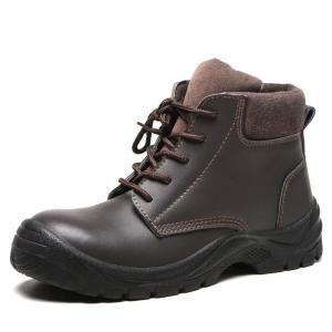 Wholesale Anti Puncture Industrial Safety Shoes Waterproof Fashion Brown Boots Unisex from china suppliers