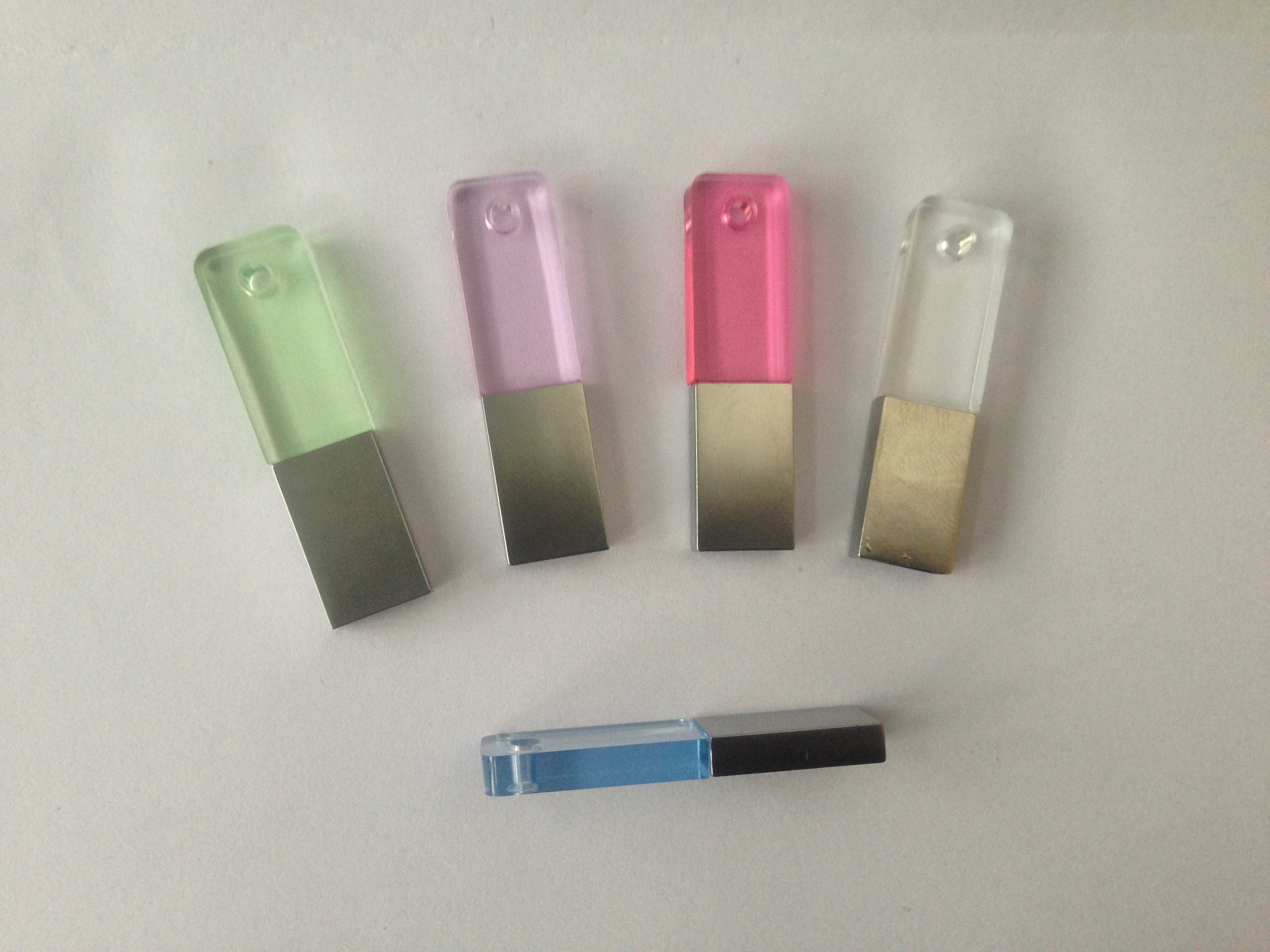 Crystal UDP Chip Waterproof USB Flash Drive 2.0 Fast Speed Full Memory