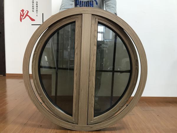 Quality EPDM Rubber Weatherstripping Aluminum Circle Windows Round Upvc Double Glazed Windows for sale
