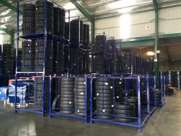 1000kg Capacity Steel Nestainer Storage Racks Rust / Corrosion Resistant Powder