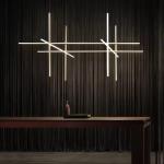 Restaurant Hotel Villa Rustic Aluminum Material 122w 3000k 12.4m Ceiling Led