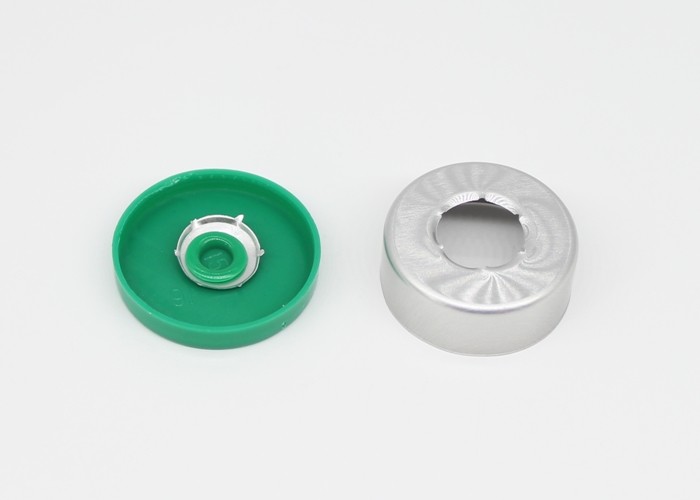 Pharmaceutical Aluminum Plastic Vial Caps 20mm Size For Injection Vial