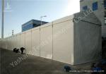 Outdoor Portable industrial canopy shelter UV Resistant Soft White Fabric