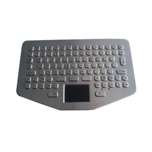 Wholesale IP65 Static Vehicle Metal Ruggedized Keyboard Waterproof Touchpad 94 keys from china suppliers