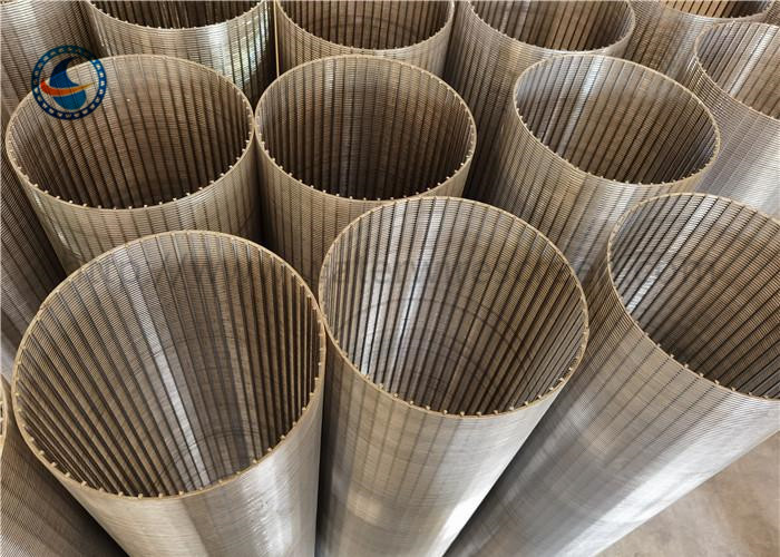 Stainless Steel 304 Johnson Wire Screen Wedge Slot Shape Type For Filter