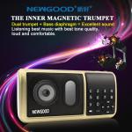 Personal LED Flashlight HIFI Portable FM Radio Digital Music Mp3 Player Speaker