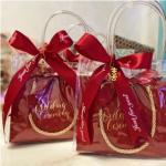 Customize 10mm Decoration Gift Flower Packaging Cake Ribbon Printed English