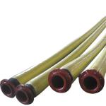 Dock / Cargo Hydraulic Marine Oil Hose With Steel Flange Weather Resistant