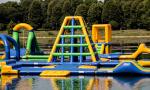 Inflatable Floating Water Sports Theme Park / Water Splash Park Installed In