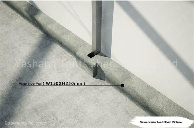 White Industrial Marquee Outdoor Warehouse Tents , Temporary Warehouse Structures