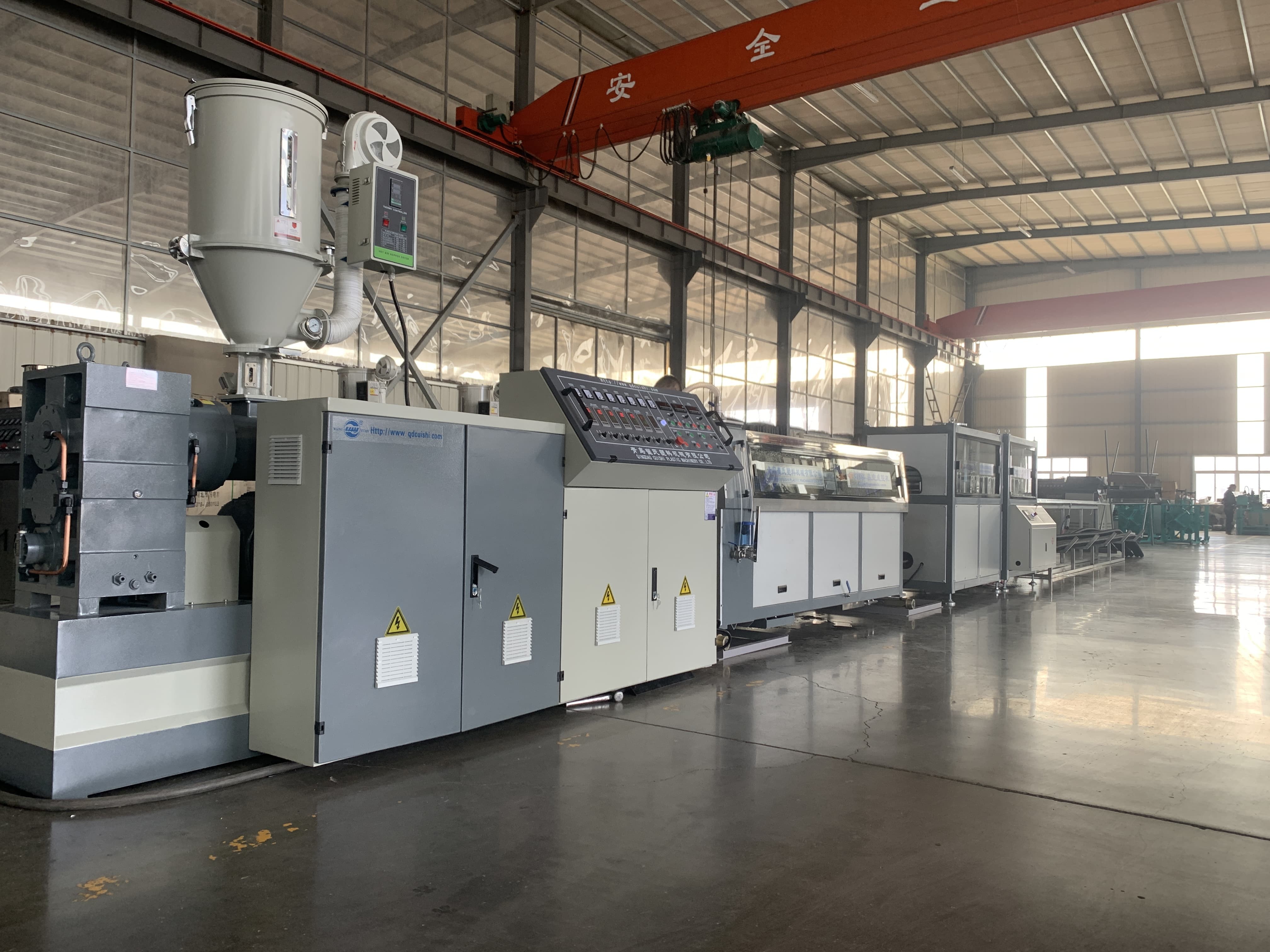 380V.50HZ Power Supply HDPE Carbon Spiral Pipe Machine for Pe Pipe Production Efficiency