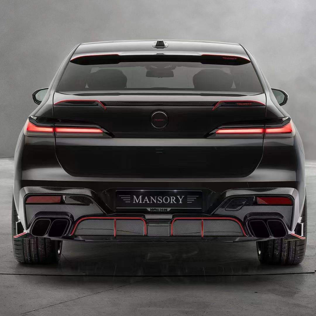 For BMW 7 Series Carbon Fiber Body Kit 7 Series Upgraded MSY-style Carbon Fiber Front Lip Diffuser Spoiler Body Kit