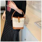 Main Material PU Leather Crossbody and Beach Bucket Bags for Summer Women's