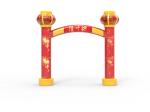 Outdoor Activities Inflatable Arches Red Color 5*6m For Chinese New Year