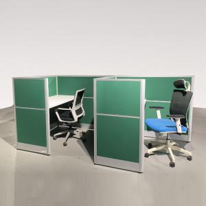 Wholesale Green Aluminum Computer Office Partition Workstation Computer Desk from china suppliers