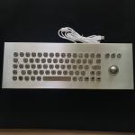 68 Keys Type Stainless Steel Keyboard Waterproof Dust Riot Resistant