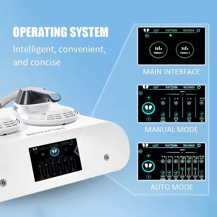 2 handles 5000W emslim weight loss hip lift abs body slim zero muscle stimulator neo 13 tesla ems body sculpt machine