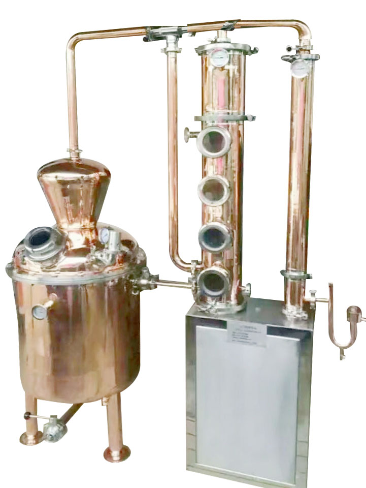 1000L Steam Heating Energy Saving Alcohol Distiller Equipment for Distillation Plants