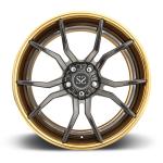 Customized 2 Piece Forged Alloy Car Rims For Lexus IS / 20x9 20x11.5