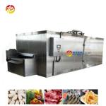Industrial Tunnel Freezer for Large-Scale Production of Frozen Snacks and