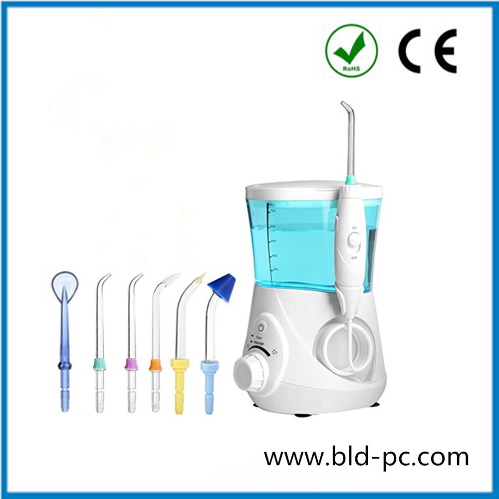 Amazon new best 2017 oral irrigator water flosser dental flosser LED light Massage 700ML Volume 100-240V