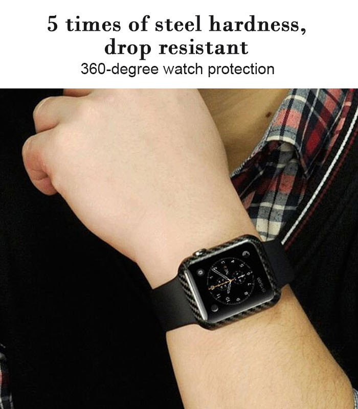 Dropresistant Aramid Fiber Apple Watch Series 5 44mm Waterproof Case