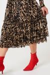 Fashion Women Leopard Print Long Sleeve Women Maxi Dresses