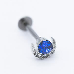 Wholesale Blue Crystal 16g Labret Piercing Jewelry from china suppliers