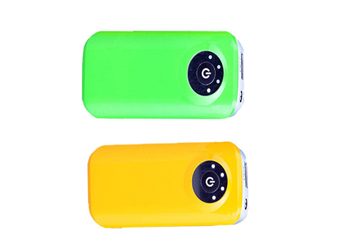 Fish Mouth Shape Plastic Power Bank 2600mah Short Circuit Protection