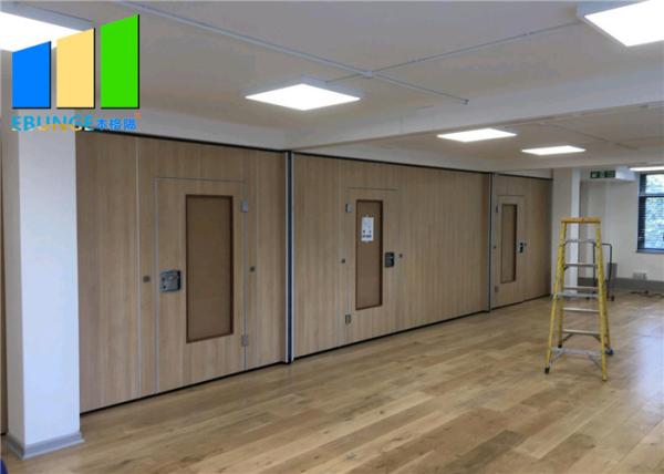Customzied Wooden Panel Partition Church Wood Dance Room Partition School