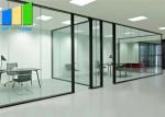 Aluminum Tempered Office Glass Partition Commercial Interior Portable Office
